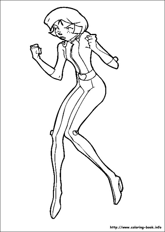 Totally Spies coloring picture