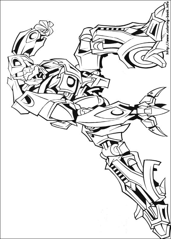 Transformers coloring picture
