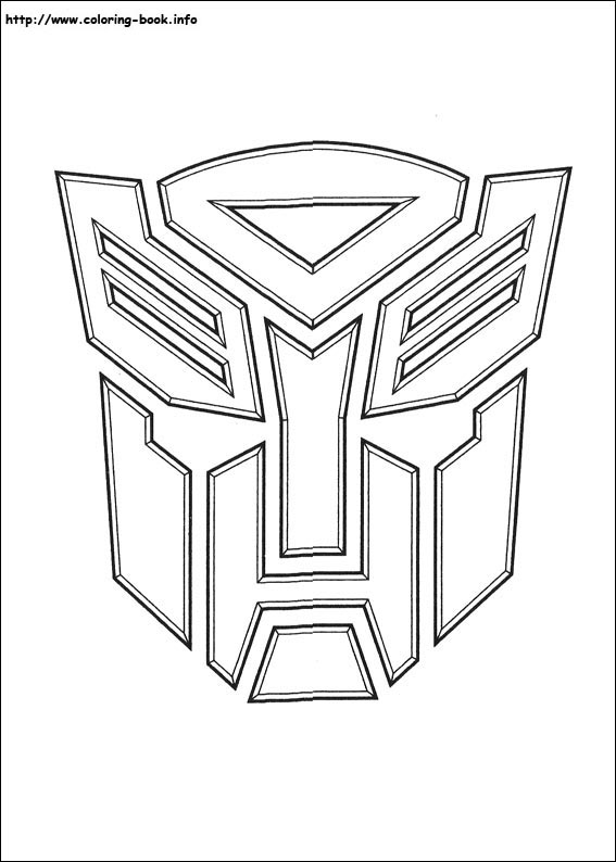 Transformers coloring picture
