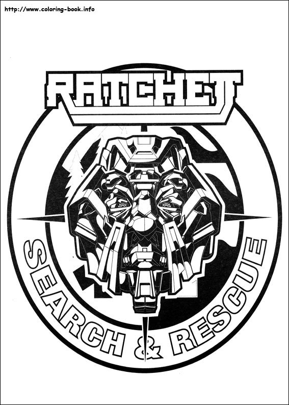 Transformers coloring picture