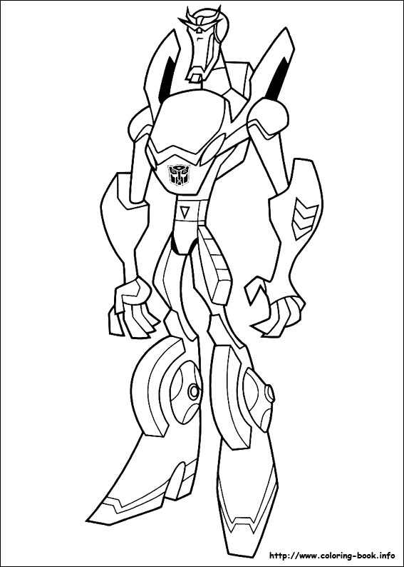 Transformers coloring picture