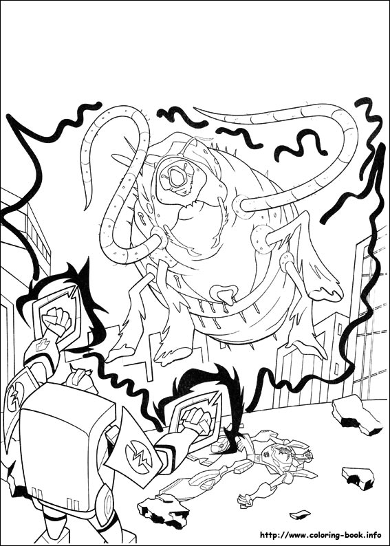 Transformers coloring picture