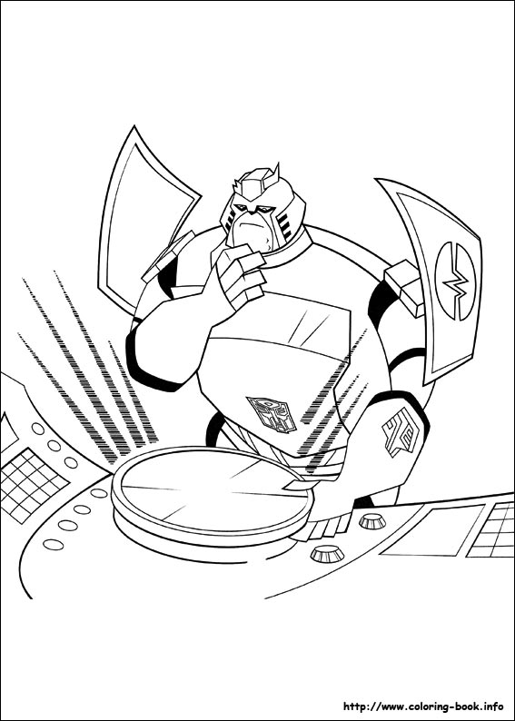 Transformers coloring picture