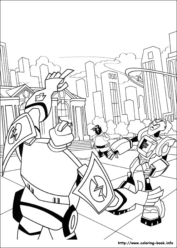 Transformers coloring picture