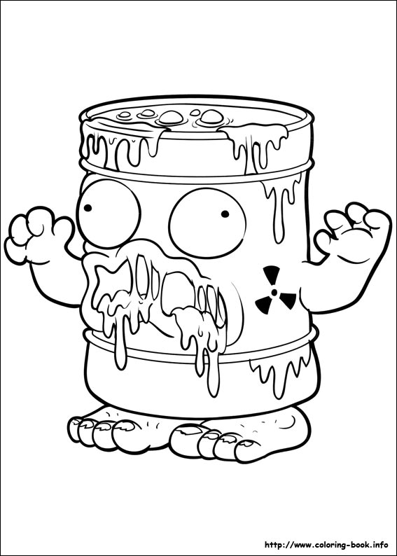The Trash Pack coloring picture