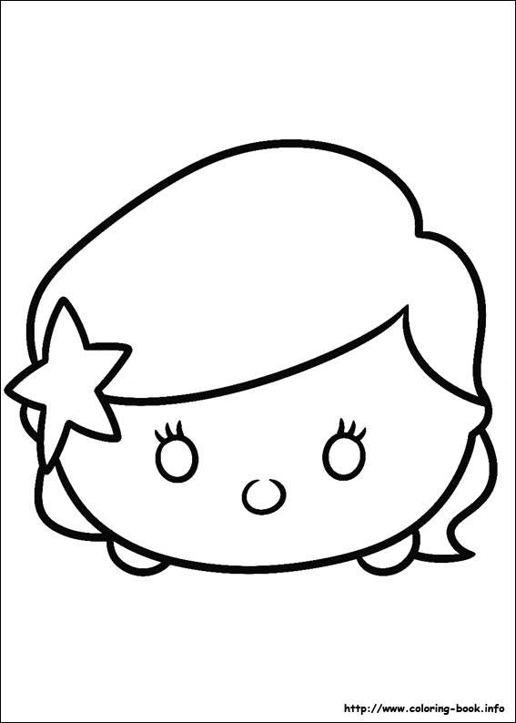 Tsum Tsum coloring picture