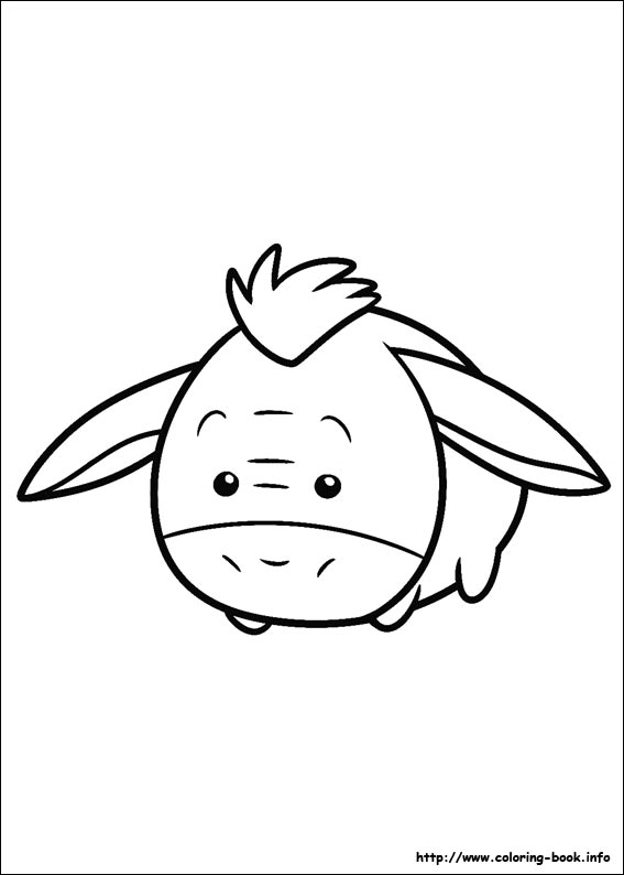 Tsum Tsum coloring picture