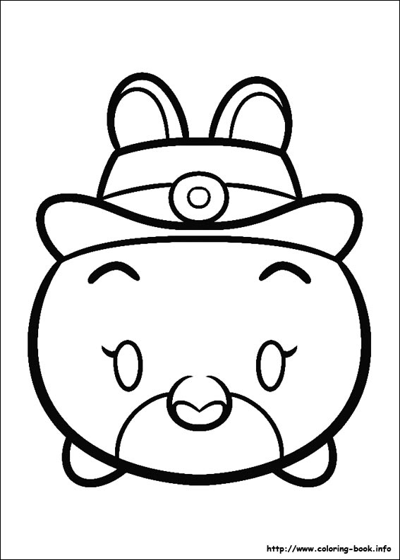 Download Tsum Tsum Coloring Picture