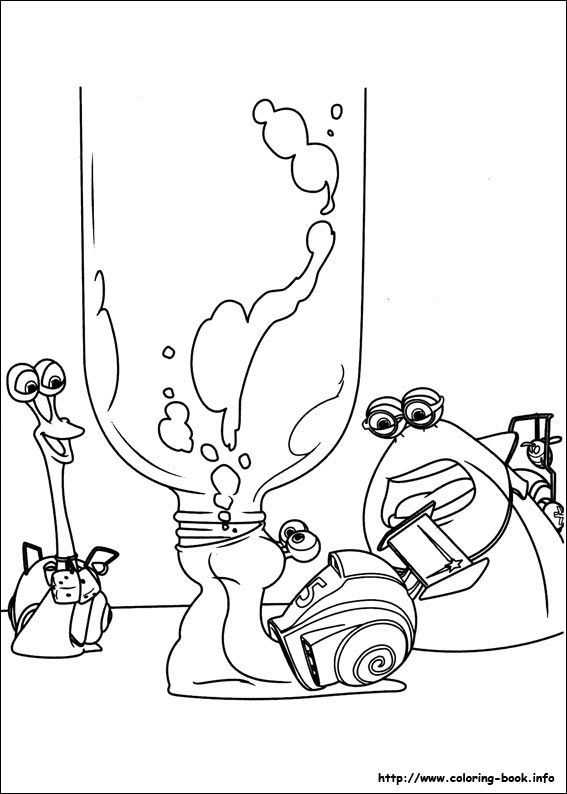 Turbo coloring picture