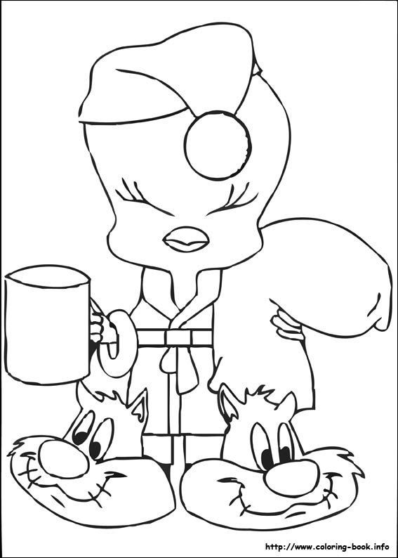 Tweety coloring picture