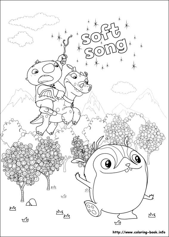 Wallykazam coloring picture