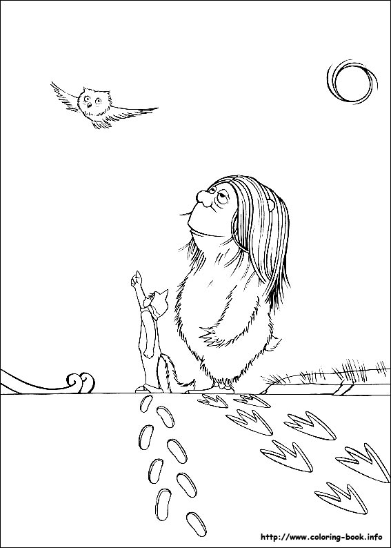 Where the wild things are coloring picture