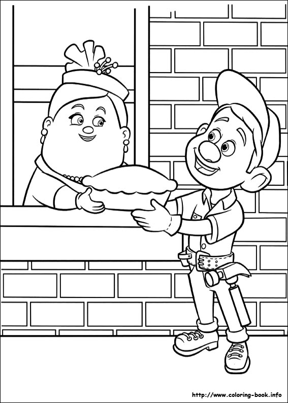 Wreck-It Ralph coloring picture