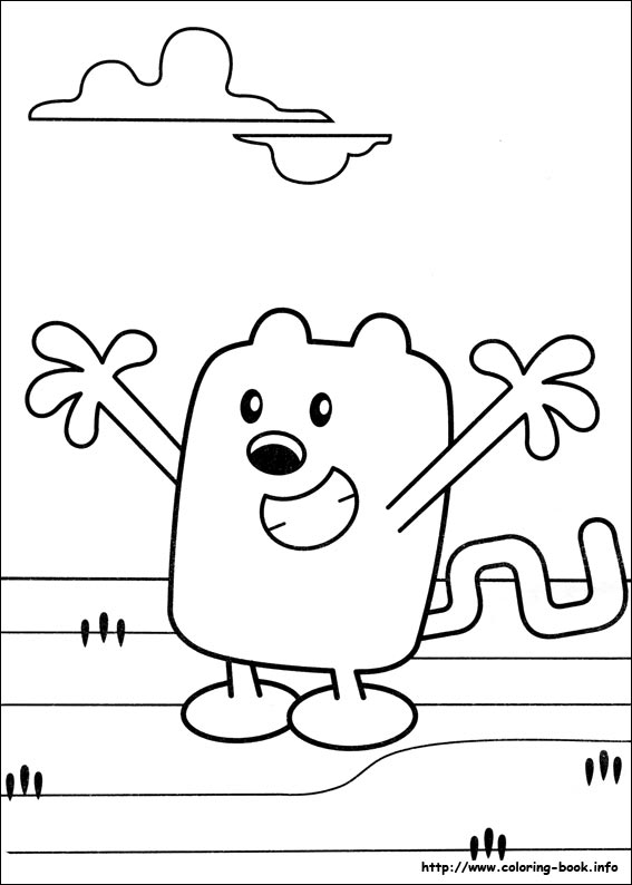 Wow Wow Wubbzy coloring picture