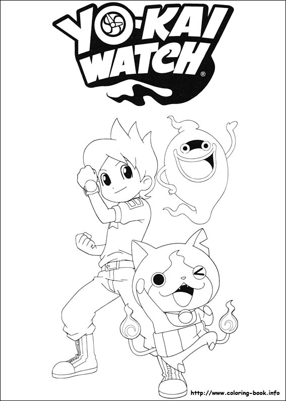 Yo-kai Watch coloring picture