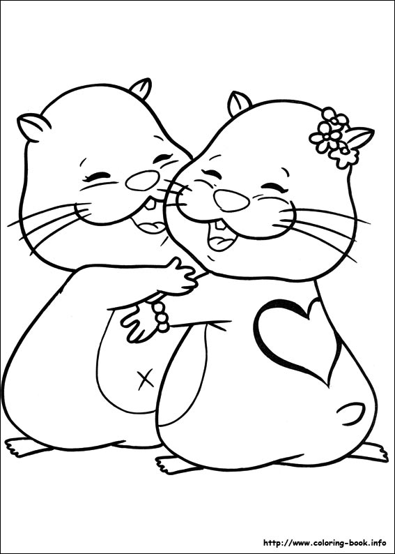 Zhu Zhu Pets coloring picture