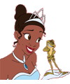 The Princess and the Frog coloring pages