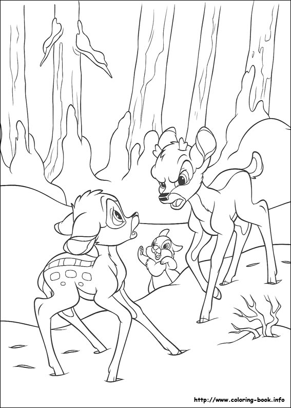 Bambi 2 coloring picture