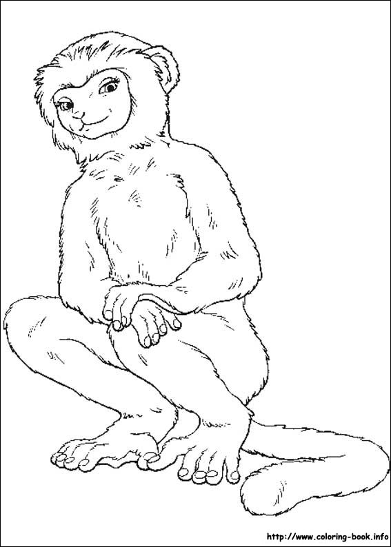 Dinosaur coloring picture