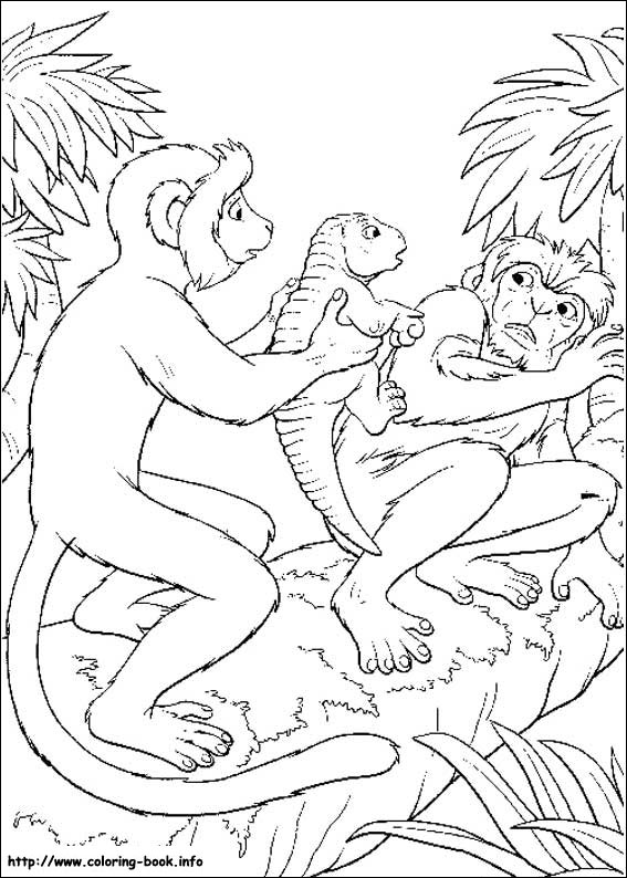 Dinosaur coloring picture