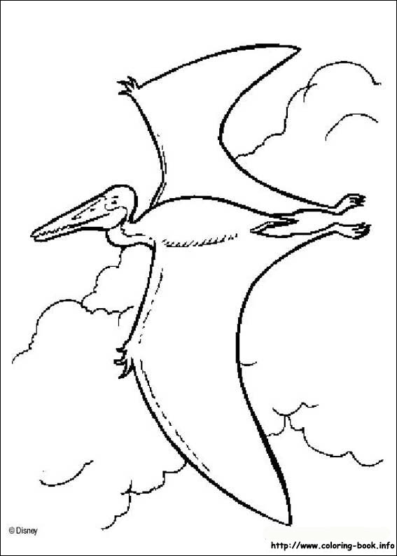 Dinosaur coloring picture