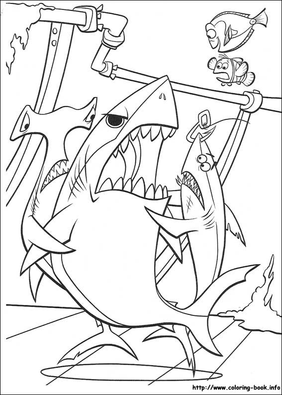 Finding Nemo coloring picture
