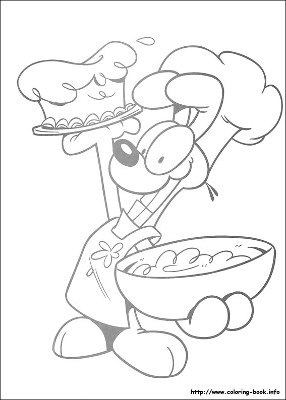 Garfield coloring picture