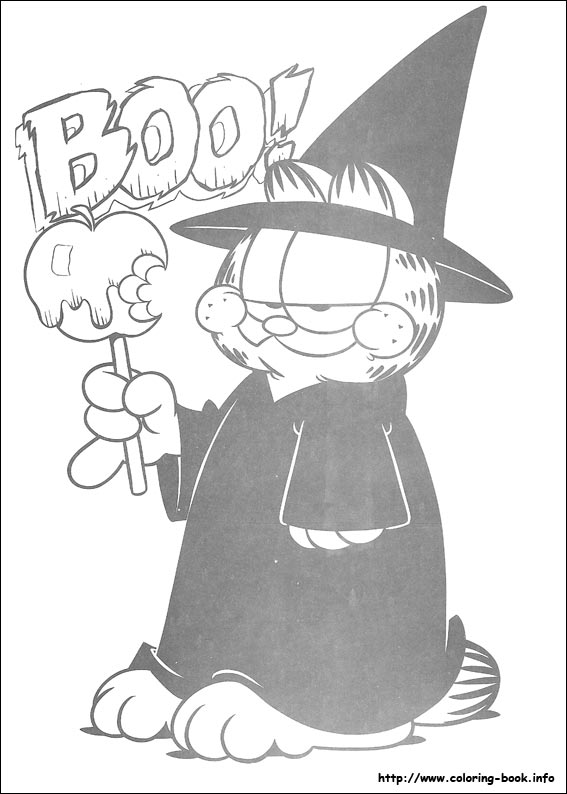 Garfield coloring picture