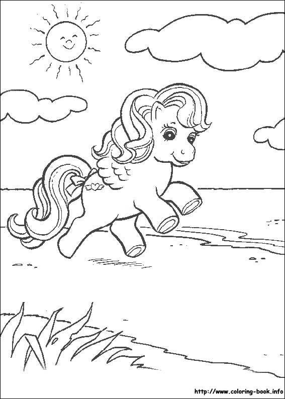 My Little Pony coloring picture