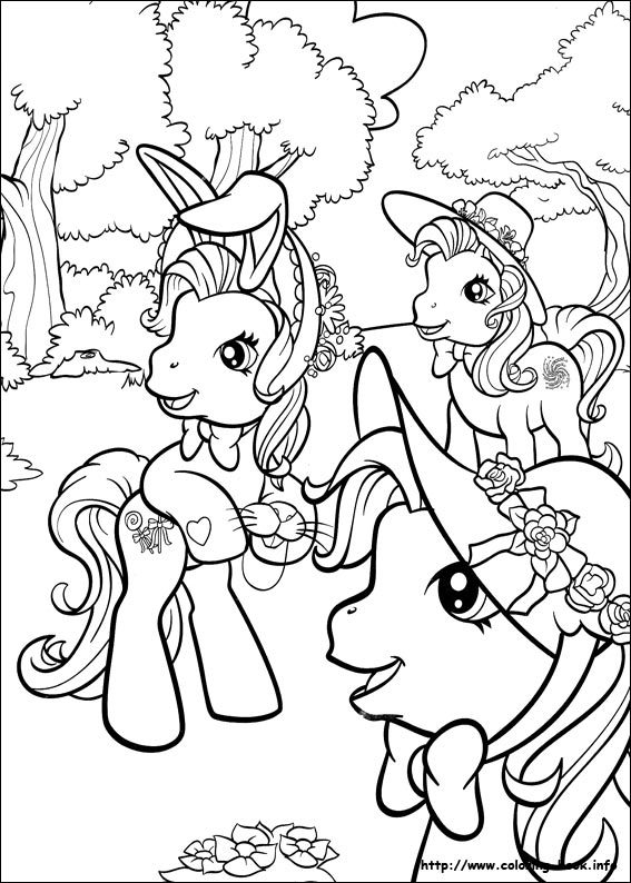 My Little Pony coloring picture