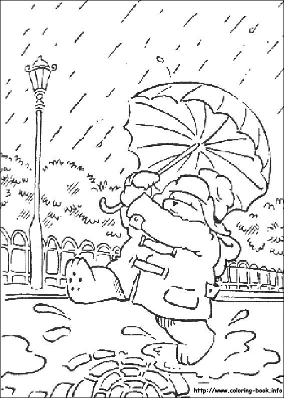Paddington Bear coloring picture