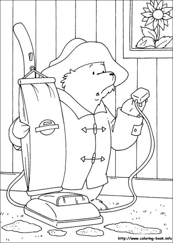 Paddington Bear coloring picture