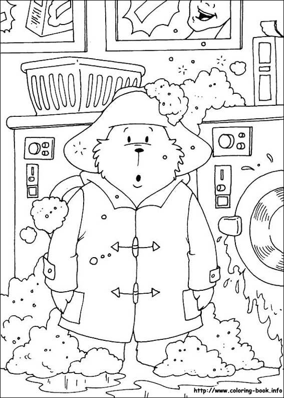 Paddington Bear coloring picture