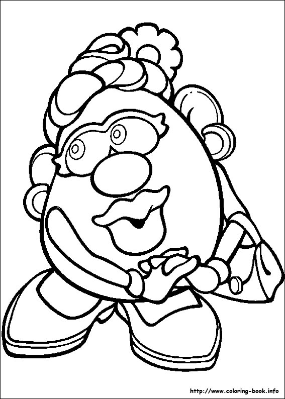 Mr. Potato Head coloring picture