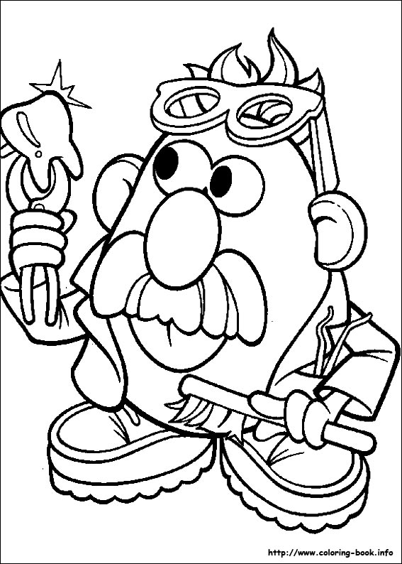 Mr. Potato Head coloring picture