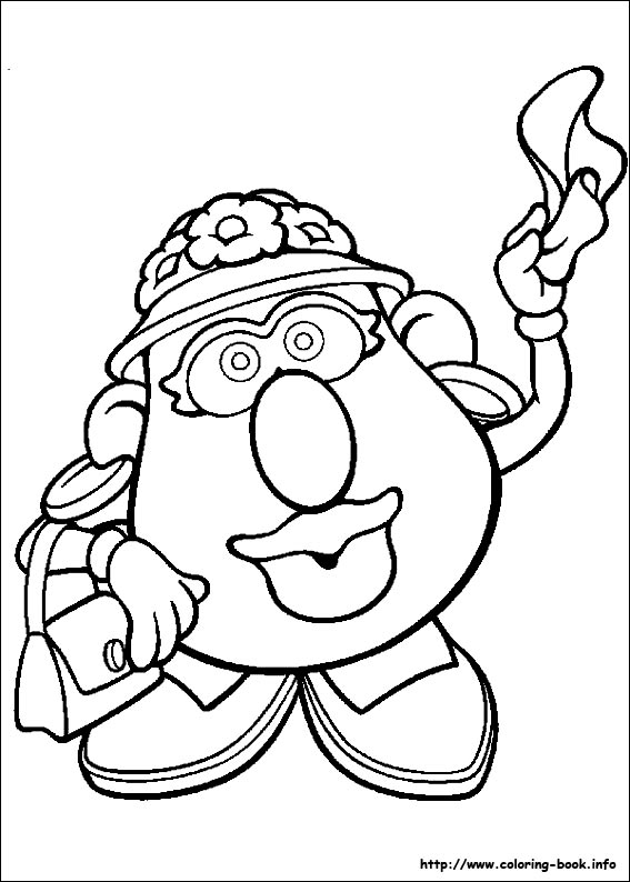 Mr. Potato Head coloring picture