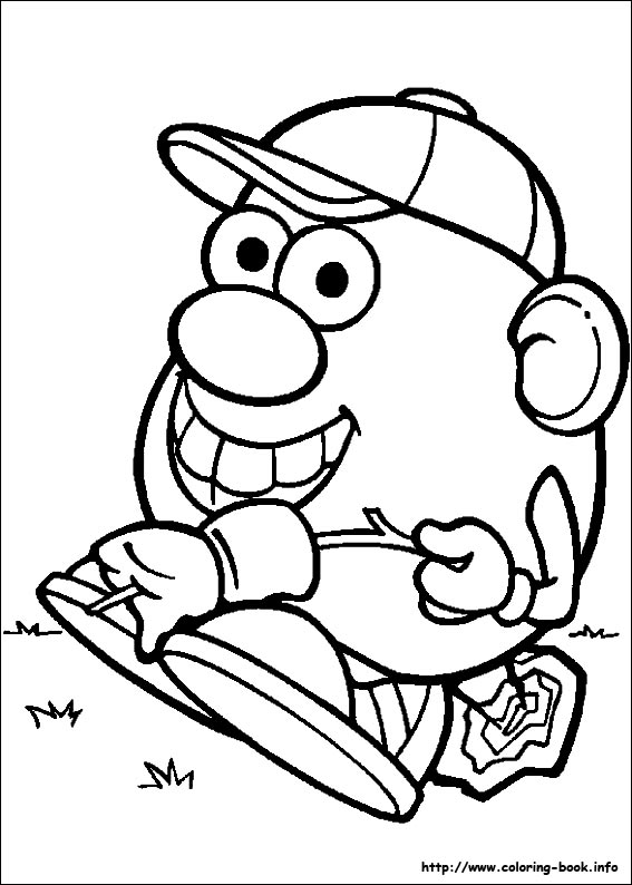 Mr. Potato Head coloring picture