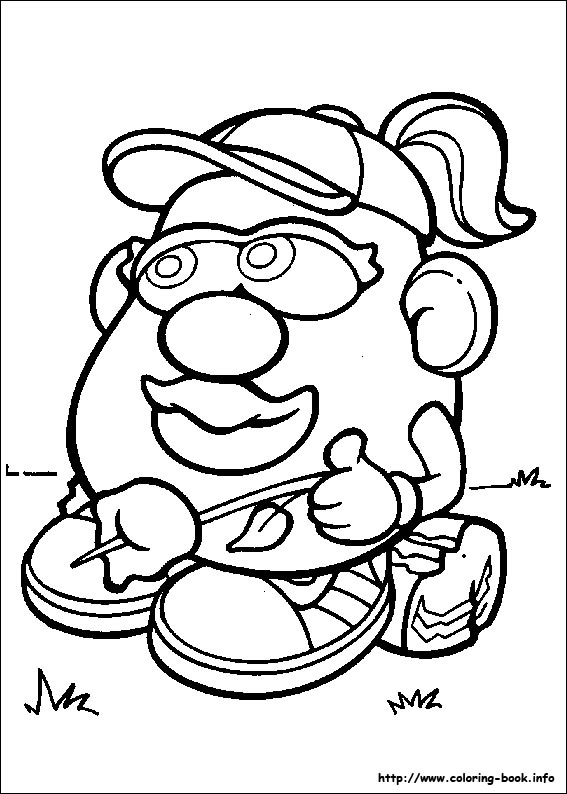 Mr. Potato Head coloring picture