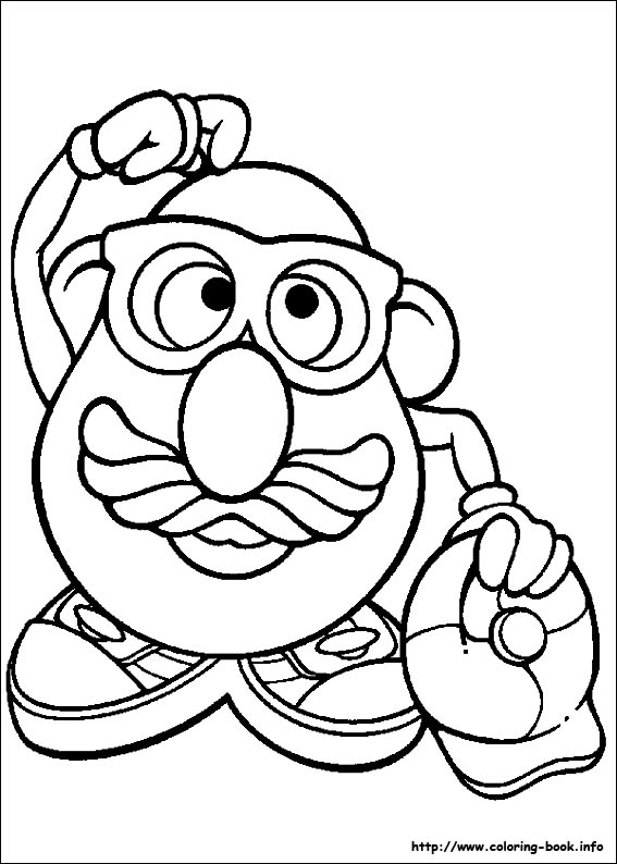 Mr. Potato Head coloring picture
