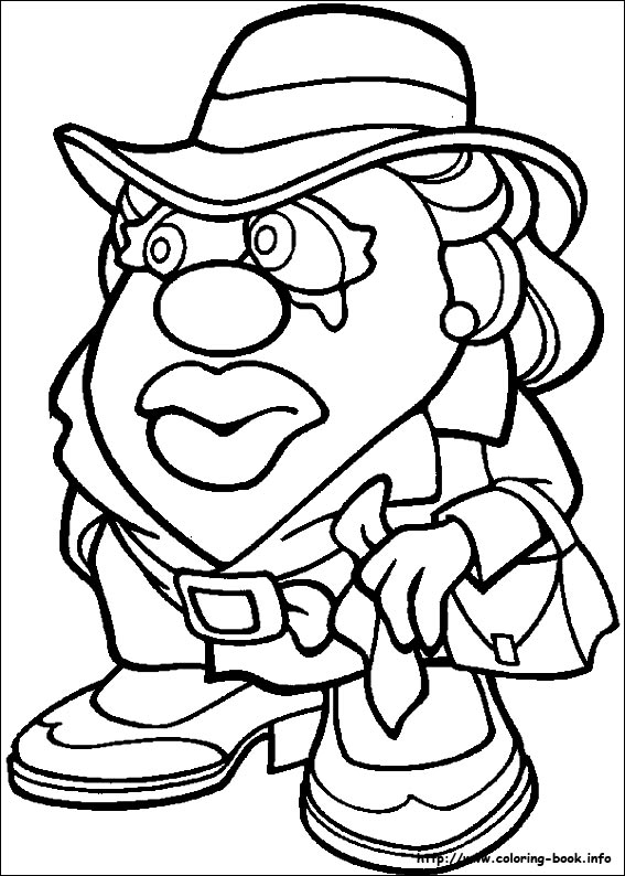 Mr. Potato Head coloring picture
