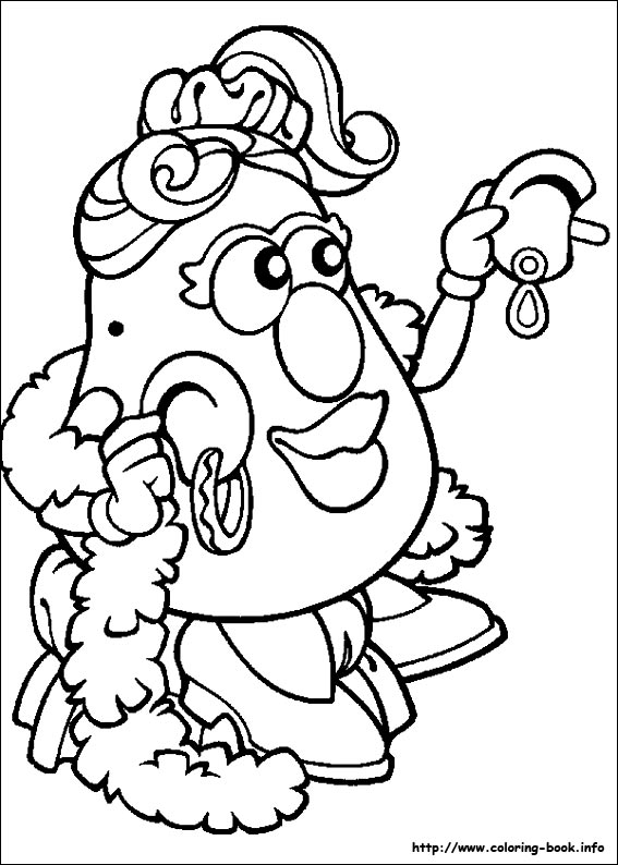 Mr. Potato Head coloring picture