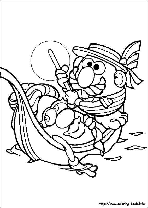 Mr. Potato Head coloring picture