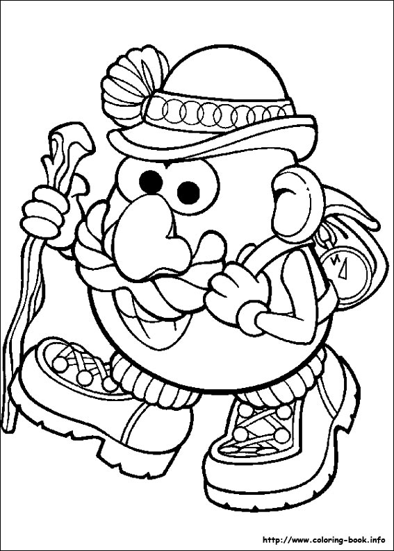 Mr. Potato Head coloring picture