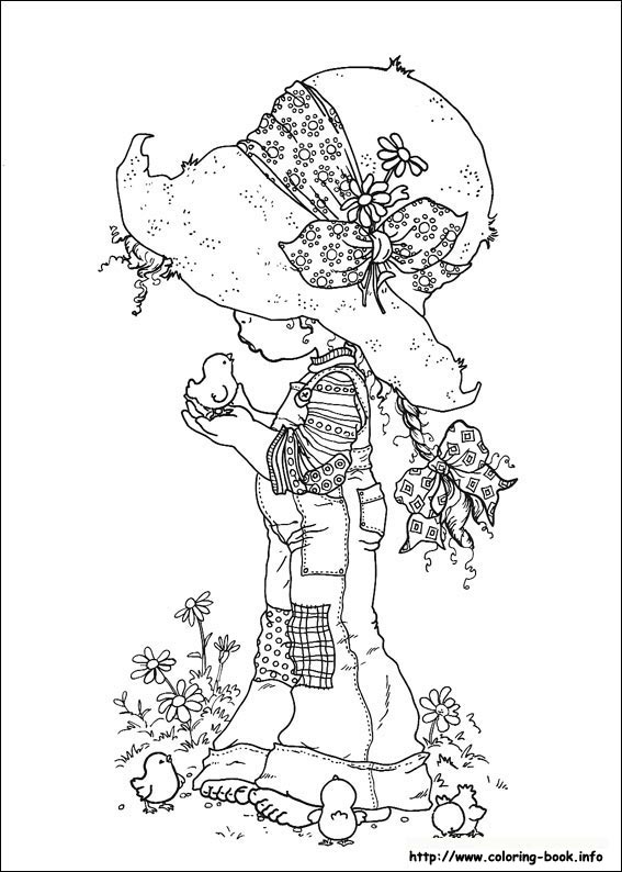 Sarah Kay coloring picture