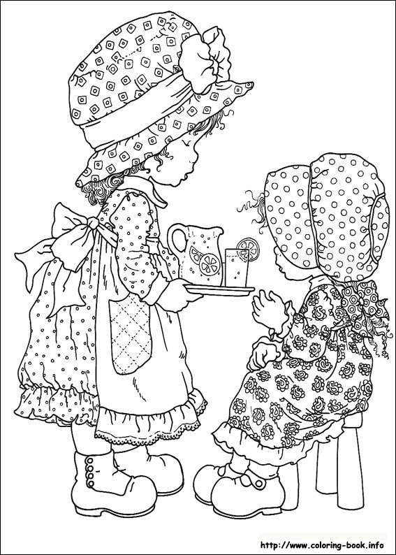 Sarah Kay coloring picture