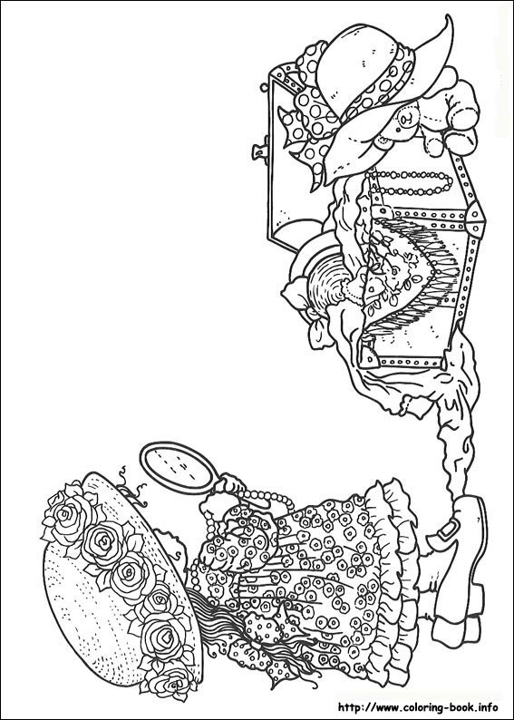 Sarah Kay coloring picture
