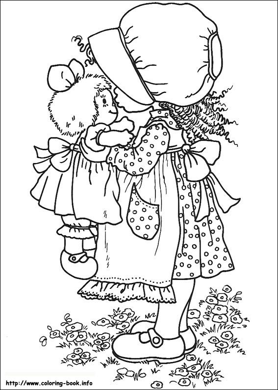 Sarah Kay coloring picture