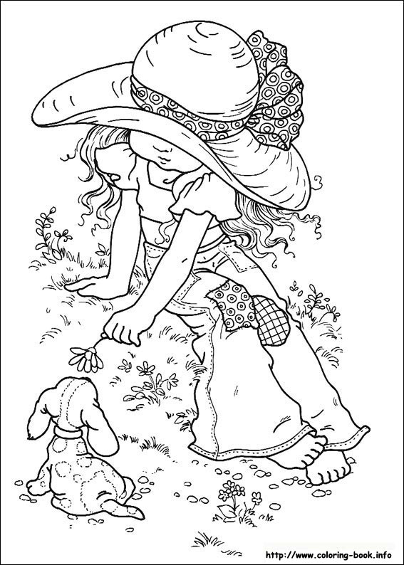 Sarah Kay coloring picture