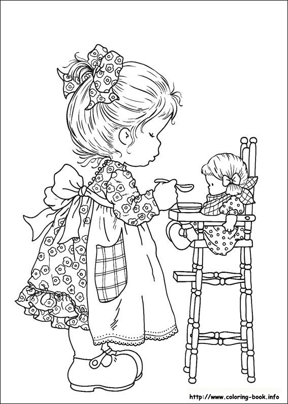 Sarah Kay coloring picture