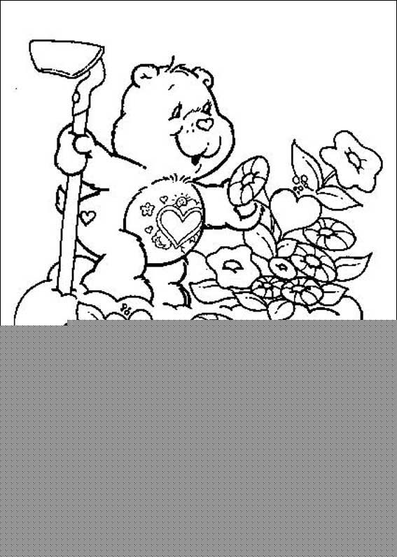 The Care Bears coloring picture